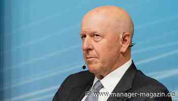 Goldman Sachs: Gewinn unter David Solomon mehr als halbiert