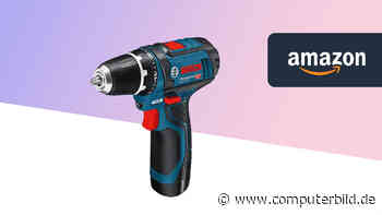 Amazon: Bosch-Akkuschrauber mit Zubehör-Set für unter 120 Euro