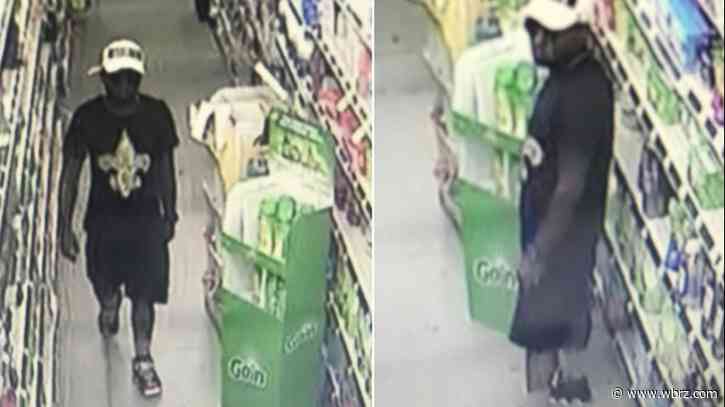 Man reportedly filled garbage can with stolen cleaning supplies before fleeing from store