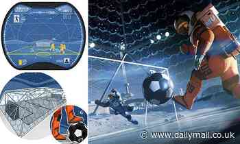 Moonchester United! The moon could host its first competitive FOOTBALL match by 2035, scientists claim - but a game will look very different than here on Earth