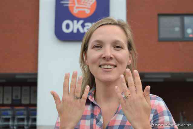 Straf: na analyse camerabeelden blijkt dat ringen van Valerie op supermarktparking echt opgeraapt en meegenomen werden, maar ze heeft ze terug