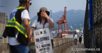 Moe takes to Twitter after B.C. port workers hit the picket lines again