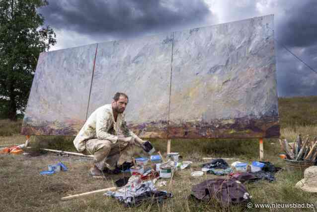 Schilder waagt zich aan schilderij à la Jakob Smits