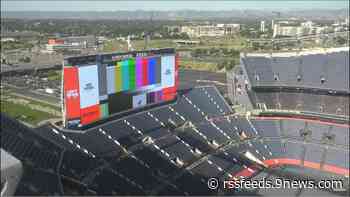Broncos' massive new scoreboard begins testing phase