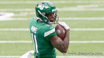 Jets trading Denzel Mims to Lions, swapping picks as New York deals former second-round WR, per report