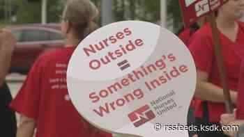 SLU nurses picket outside of hospital amid ongoing contract negotiations