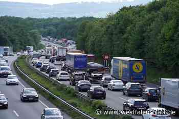 Acht Verletzte auf A2 bei Bielefeld