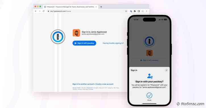 1Password will soon let users unlock password vaults with passkeys