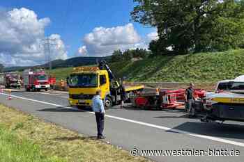 Langer Stau: Unfall auf der A33 bei Steinhagen