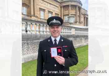 PC Mark Fletcher rescued three people from a house fire