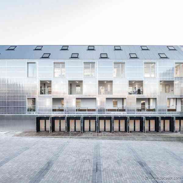 YN Studio wraps Dalston workspaces with translucent "X-ray" facade