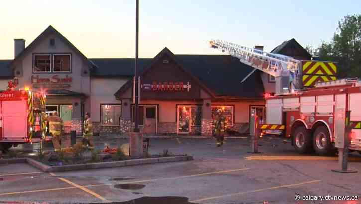 'Quite catastrophic': Fire burns through 6 businesses at southwest strip mall