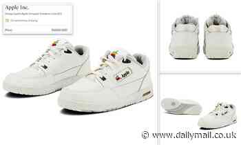 Ultra rare APPLE trainers from the 1990s designed for some of Steve Jobs' first employees are up for auction for $50,000