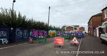 Newcastle road to remain closed until next week after sinkhole opens up