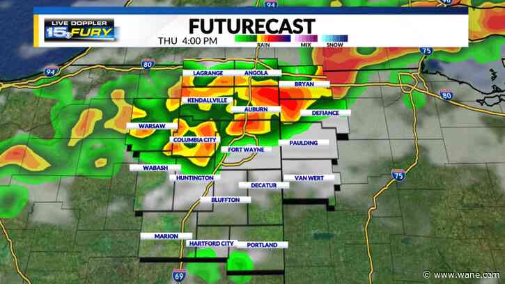 Heat humidity and severe storms possible today