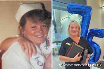 York NHS stalwart Donna McPeake celebrates four- decade career