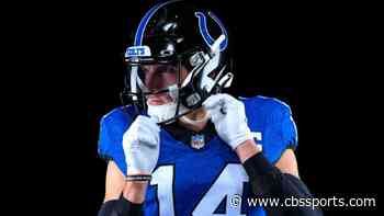 LOOK: Colts unveil new black helmet as part of alternate uniform that will be worn for one game in 2023