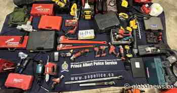 Firearms, power tools seized after Prince Albert, Sask. police traffic stop