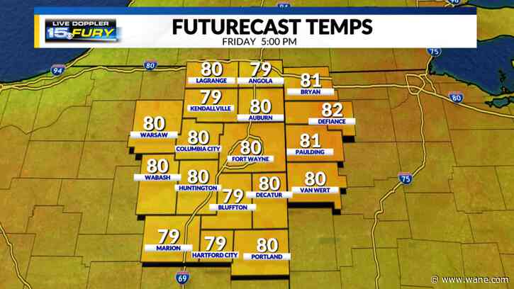 Storms move out, pleasant weather moves in