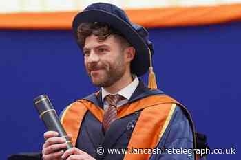 Burnley’s Jordan North given honorary fellowship from uni