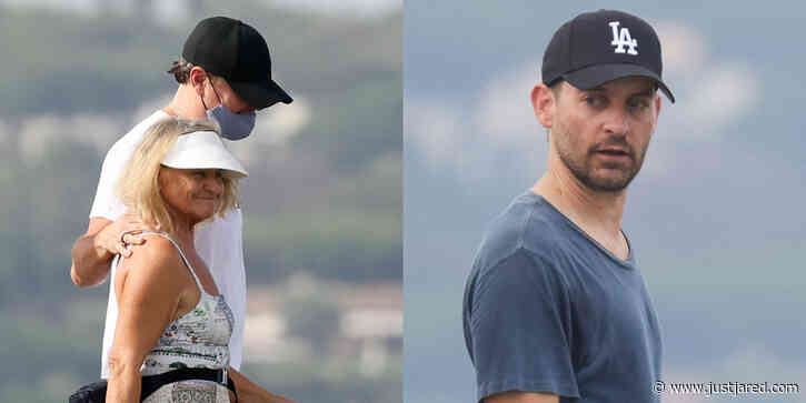 Leonardo DiCaprio Brings Mom Irmelin to Club 55 in Saint-Tropez With Tobey Maguire