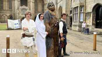 Star Wars exhibit goes on show at city cathedral