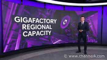 How does the UKs electric car battery production compare to the rest of the world?