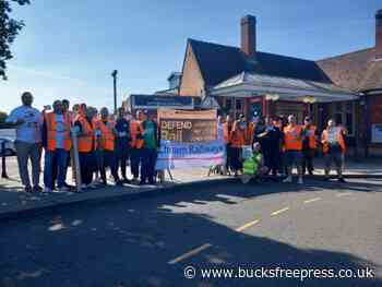 BucksVision on why they attended the strikes outside Aylesbury station