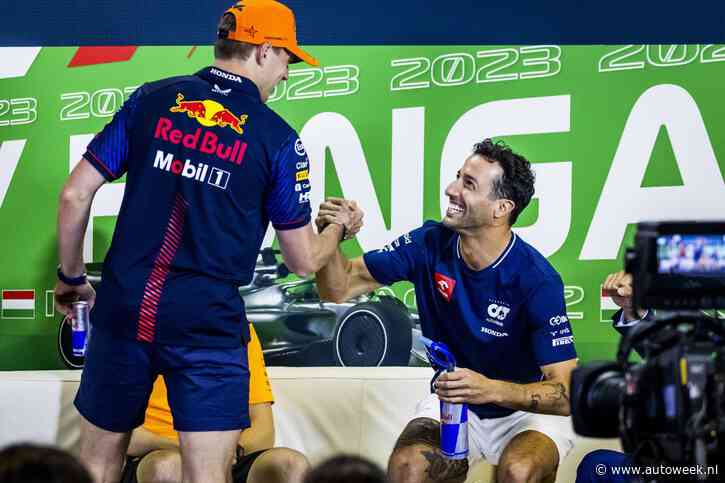 Verstappen blij met terugkeer Ricciardo: 'kans om terug te komen'