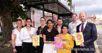 North Shields school pupils celebrate launch of £1 bus fares after campaigning efforts