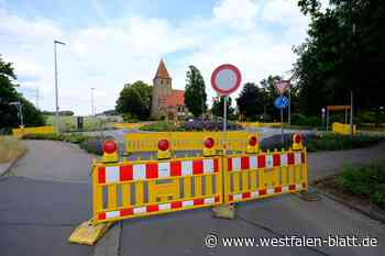 Hiddenhausen: Bünder Straße bleibt länger gesperrt