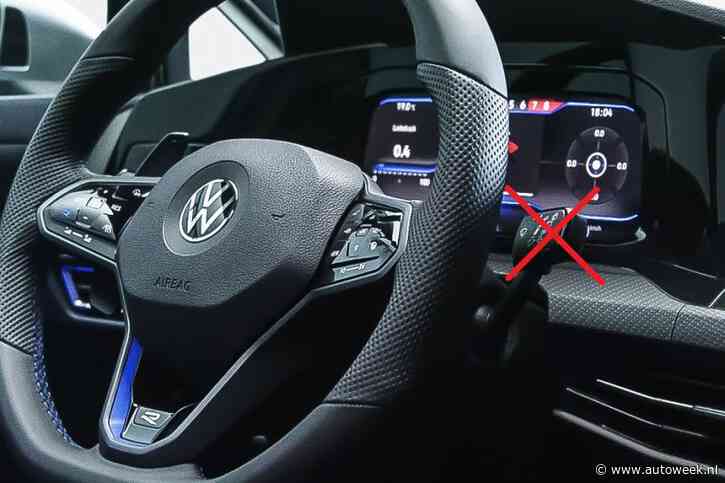 Volkswagen schrapt mogelijk bedieningshendels achter het stuur