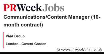 VMA Group: Communications/Content Manager (10-month contract)