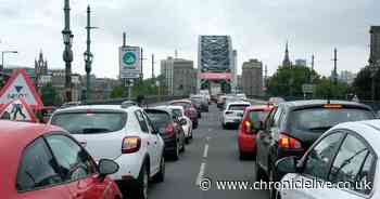 Chaos on the roads as Newcastle's Central Motorway northbound is closed for building demolition