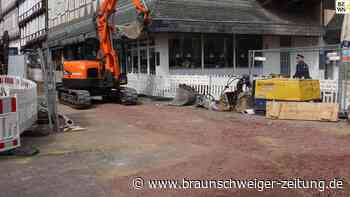 Die City-Baustelle in Wolfenbüttel verändert ihr Bild