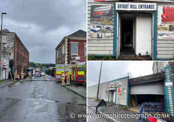 Eight fire crews were sent to the blaze on Stanley Street