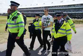 Four people arrested following Just Stop Oil protest at The Open