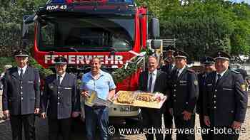 Übergabe  in Rohrdorf: Große   Freude über das neue Feuerwehrfahrzeug