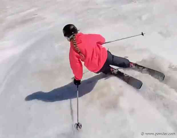 Hannah Melinchuk Shreds Slushy Conditions With Impeccable Form