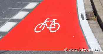 Forchheim: "Roter Teppich" für Radfahrende errichtet - "Mosaikstein zu mehr Sicherheit"