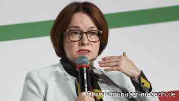 Russlands Notenbank hebt Leitzins an