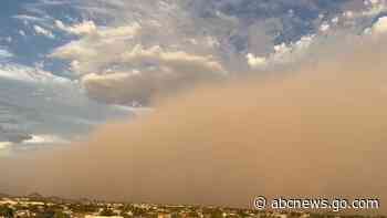 WATCH:  Dust storm towers over Phoenix area