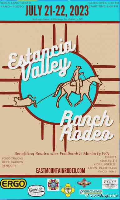 Estancia Valley Ranch Rodeo partners with Roadrunner Food Bank, Moriarty FFA
