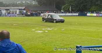 Chaos as Dunston vs Gateshead match abandoned at half time after hearse and car driven onto pitch