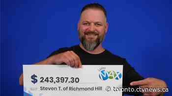 'I better get half!': Ontario father wins major Lotto Max prize