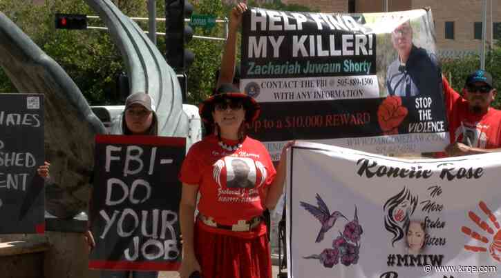 Protestors demand action in missing, murdered indigenous people crisis