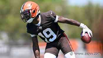 Browns WR Goodwin (clots) to miss camp's start