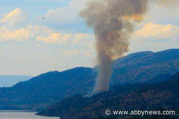 Wildfire sparks east of Naramata