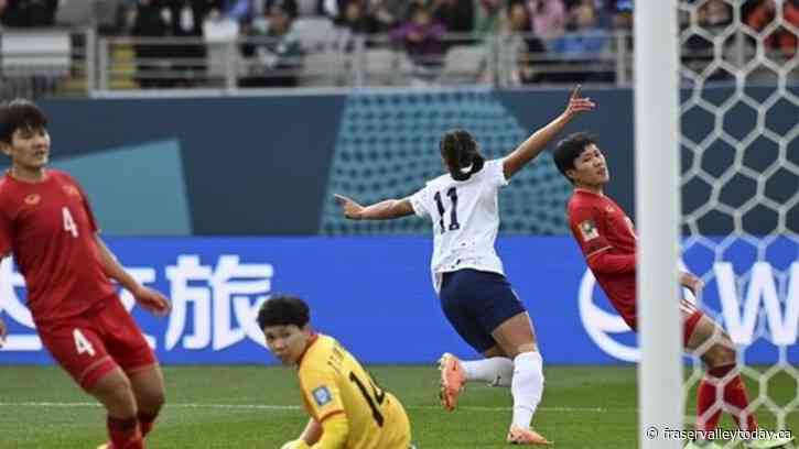 Sophia Smith scores twice for US in in 3-0 victory over Vietnam to open the Women’s World Cup