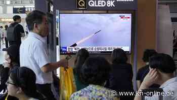 Nordkorea soll Marschflugkörper abgefeuert haben